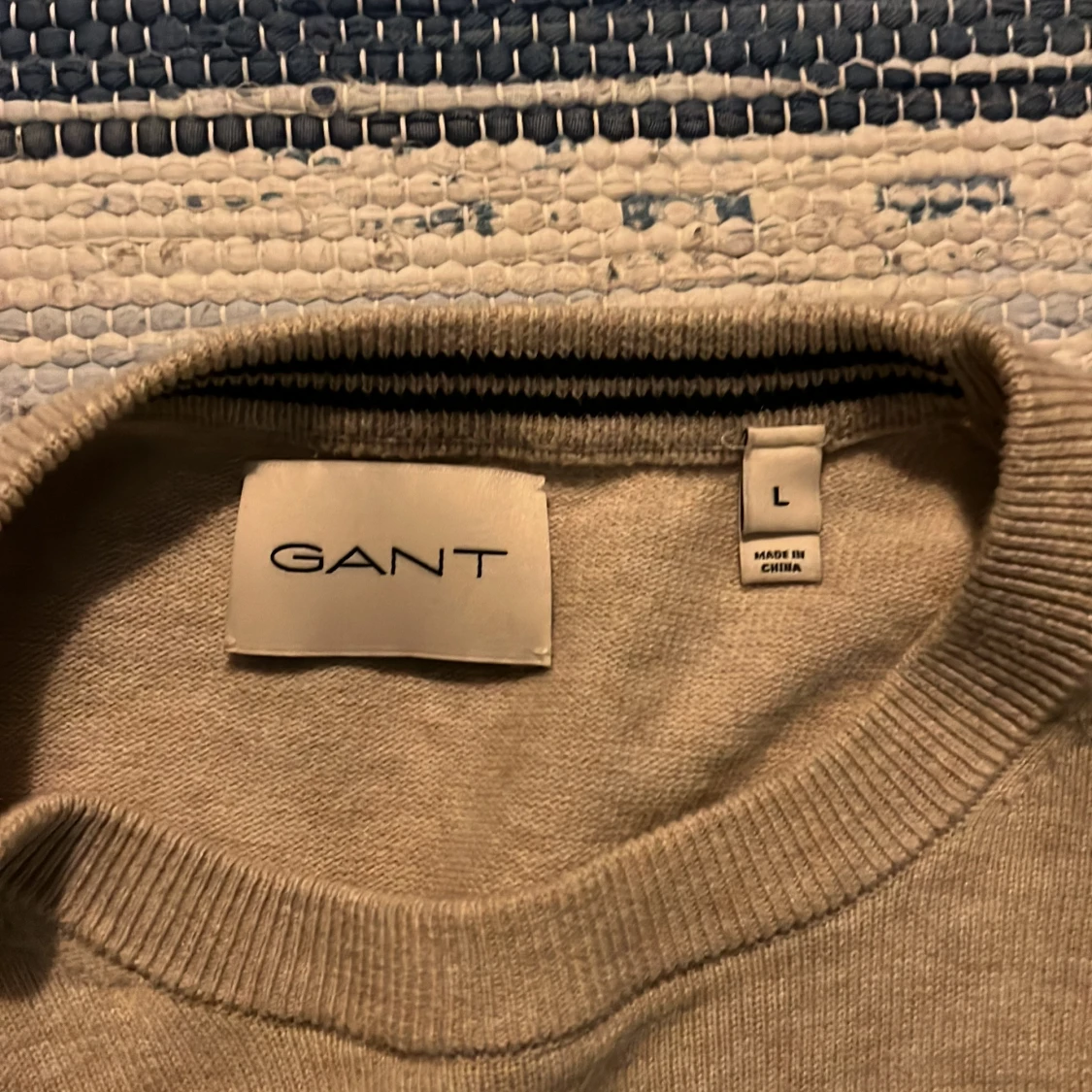 Beige bomullströja från Gant L - 1