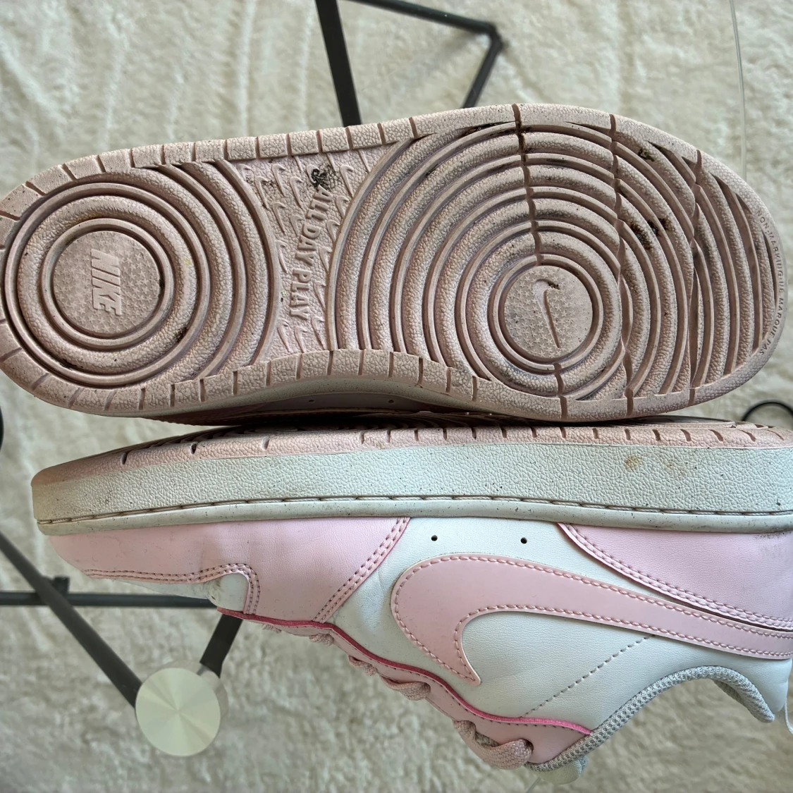 Nike sneakers rosa och vita, strl 38 - 4