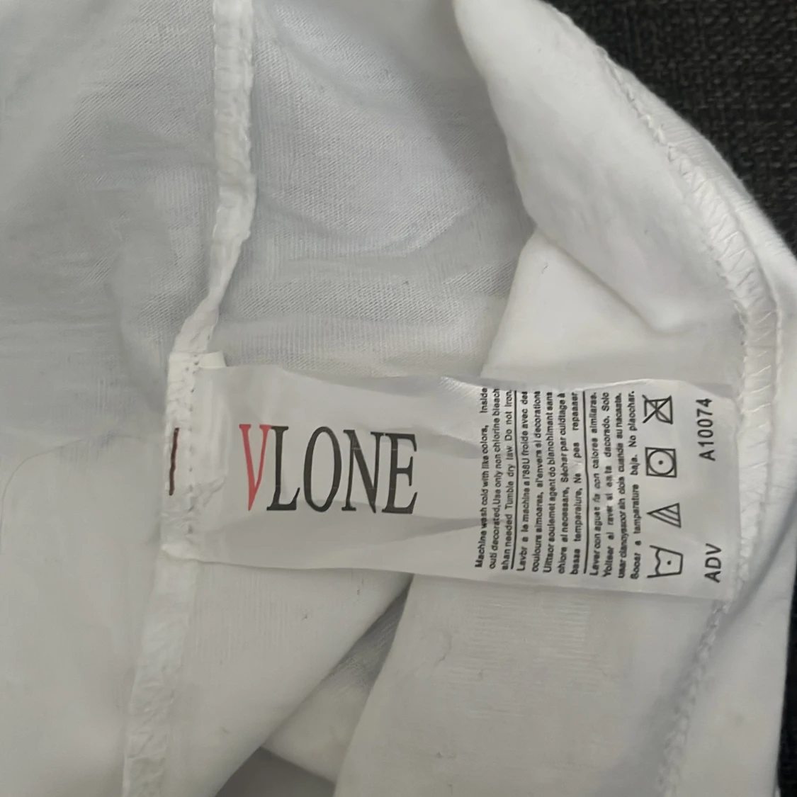 Vit t-shirt från VLONE med tryck - 3