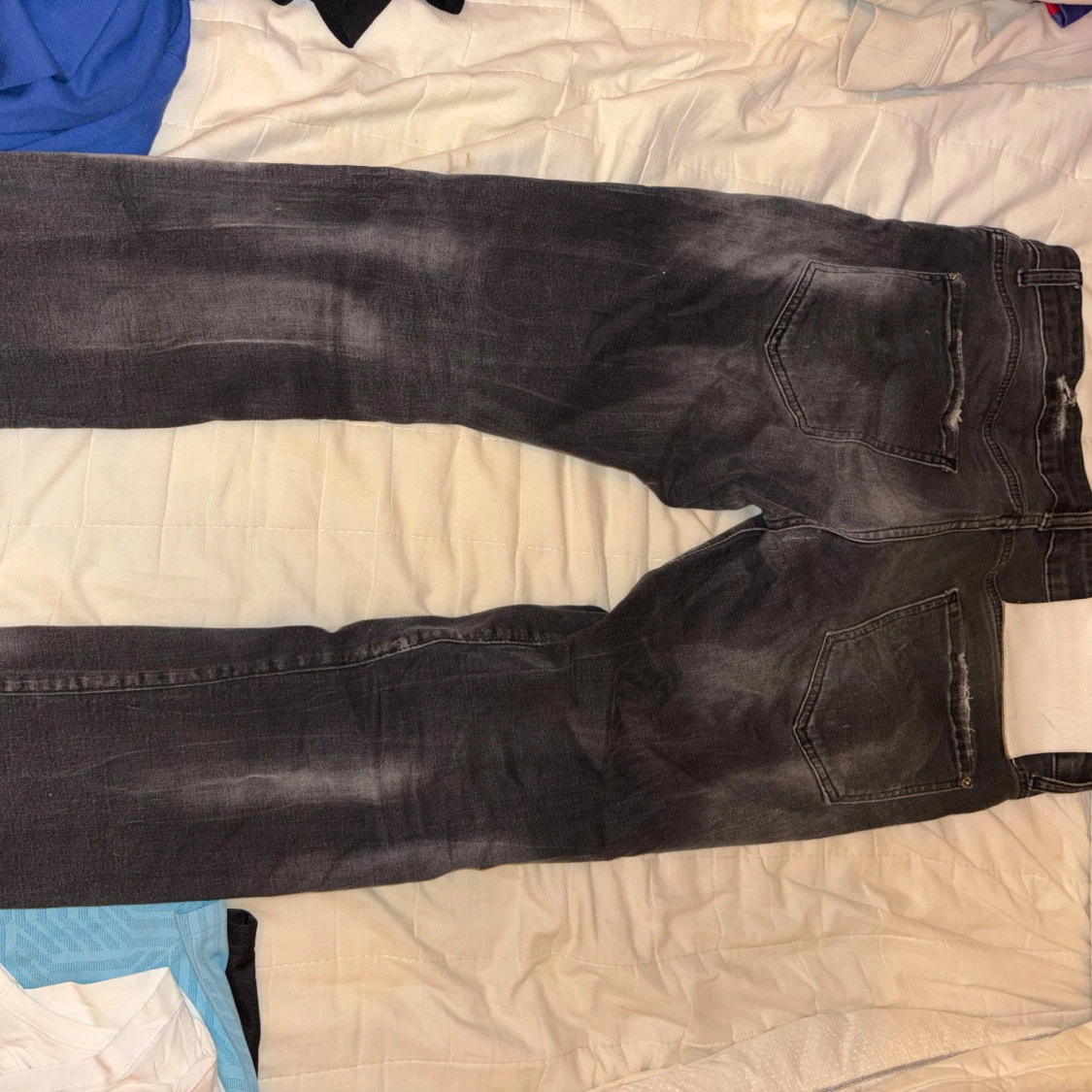 Svarta slitna jeans från Dsquared2 - 1