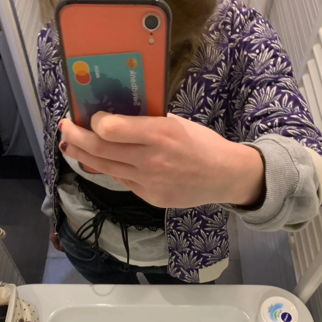 Trekvarts jacka med mönster - 1