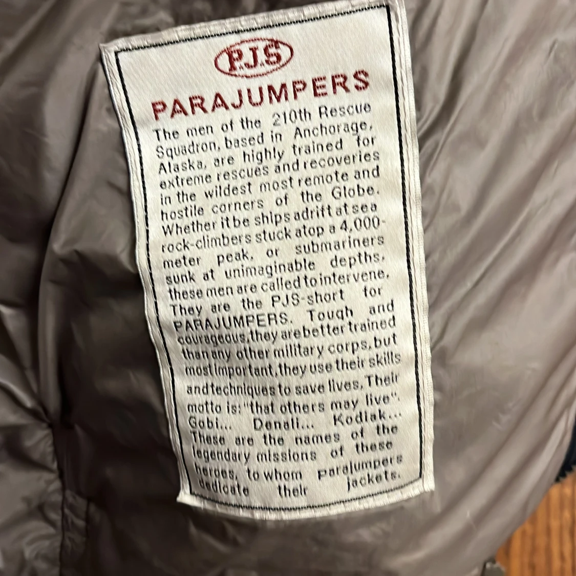 Mörkblå lättviktsdunjacka Parajumpers XL - 1