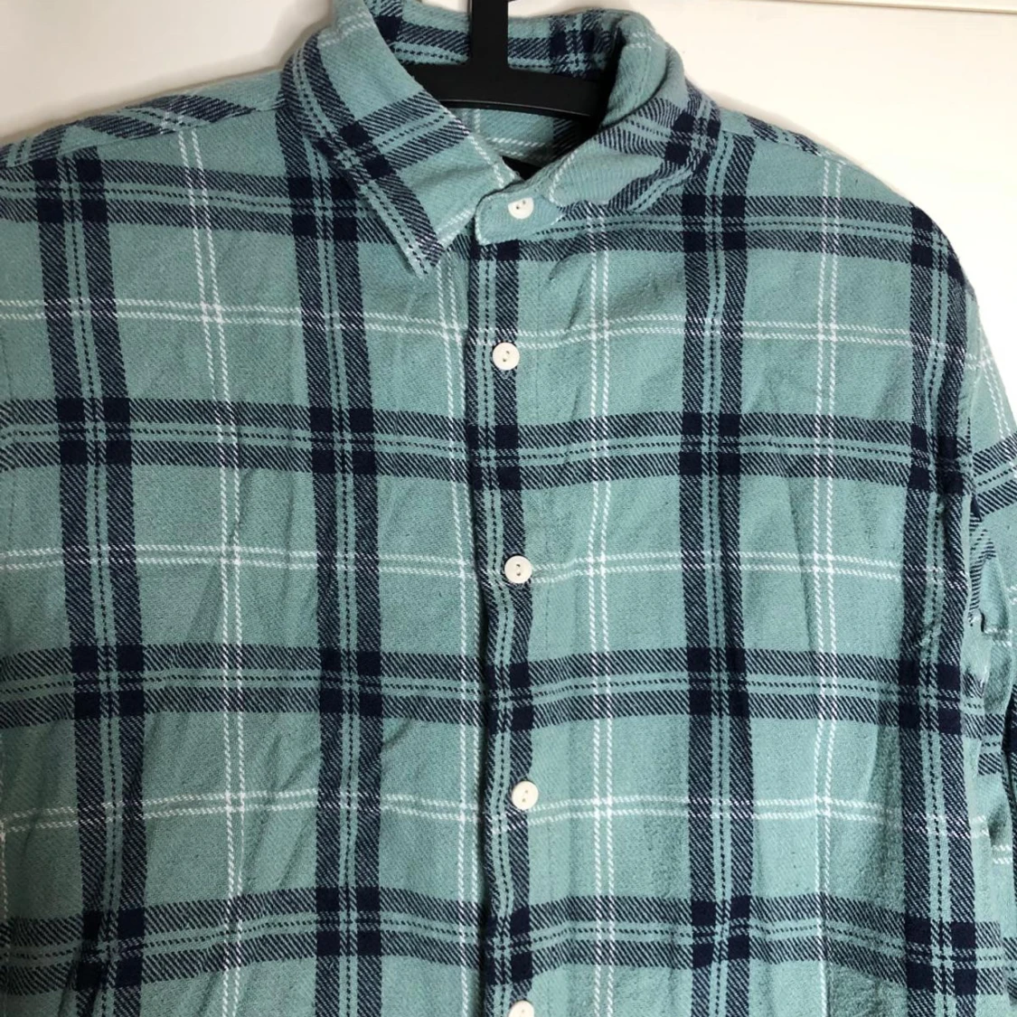 Grönrutig skjorta från Pull & Bear - 1