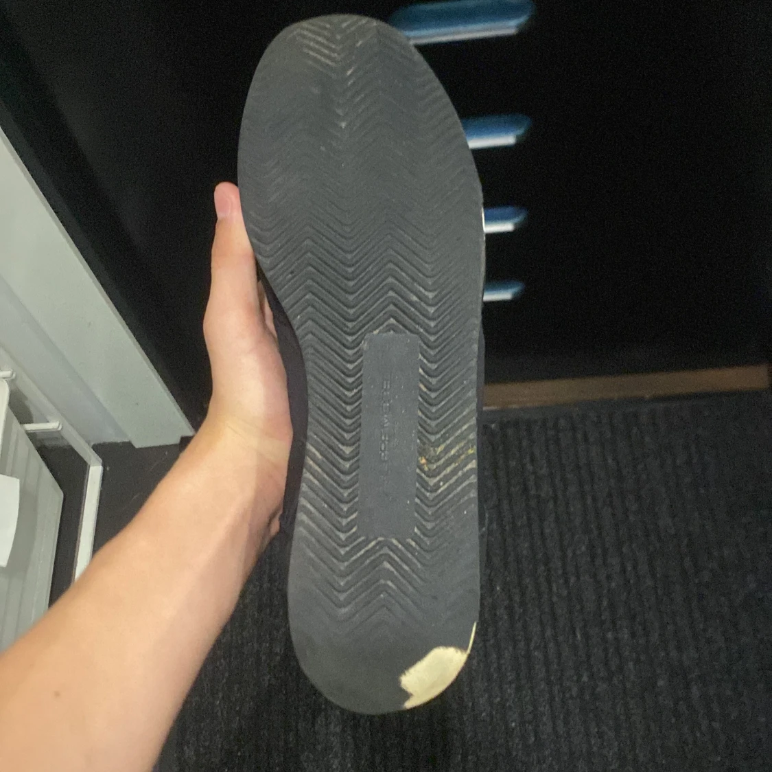 Philippe Model svarta sneakers med orange detalj - 1