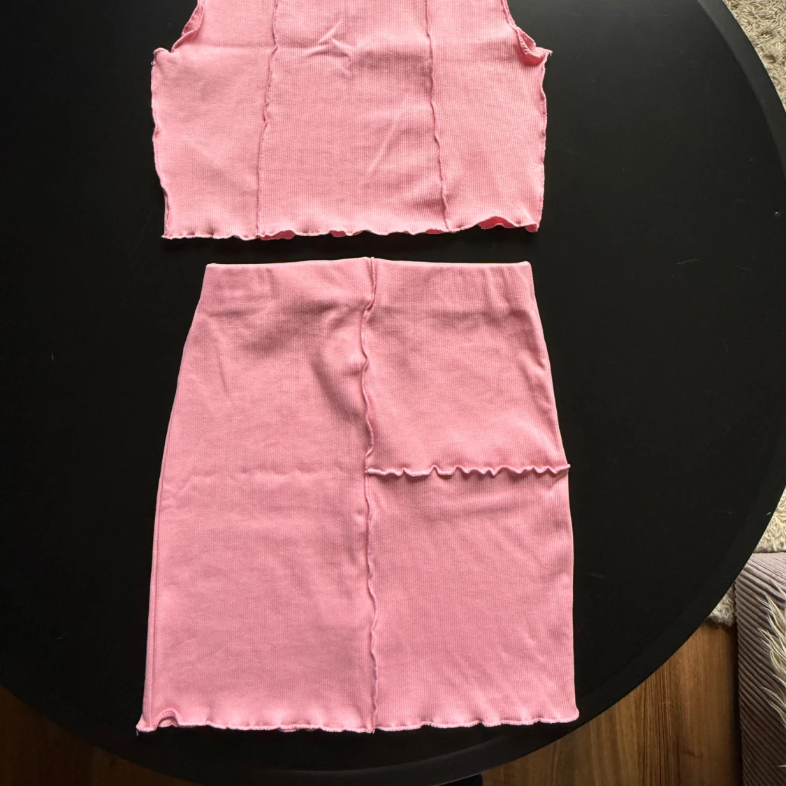 Rosa set kjol och top - 4