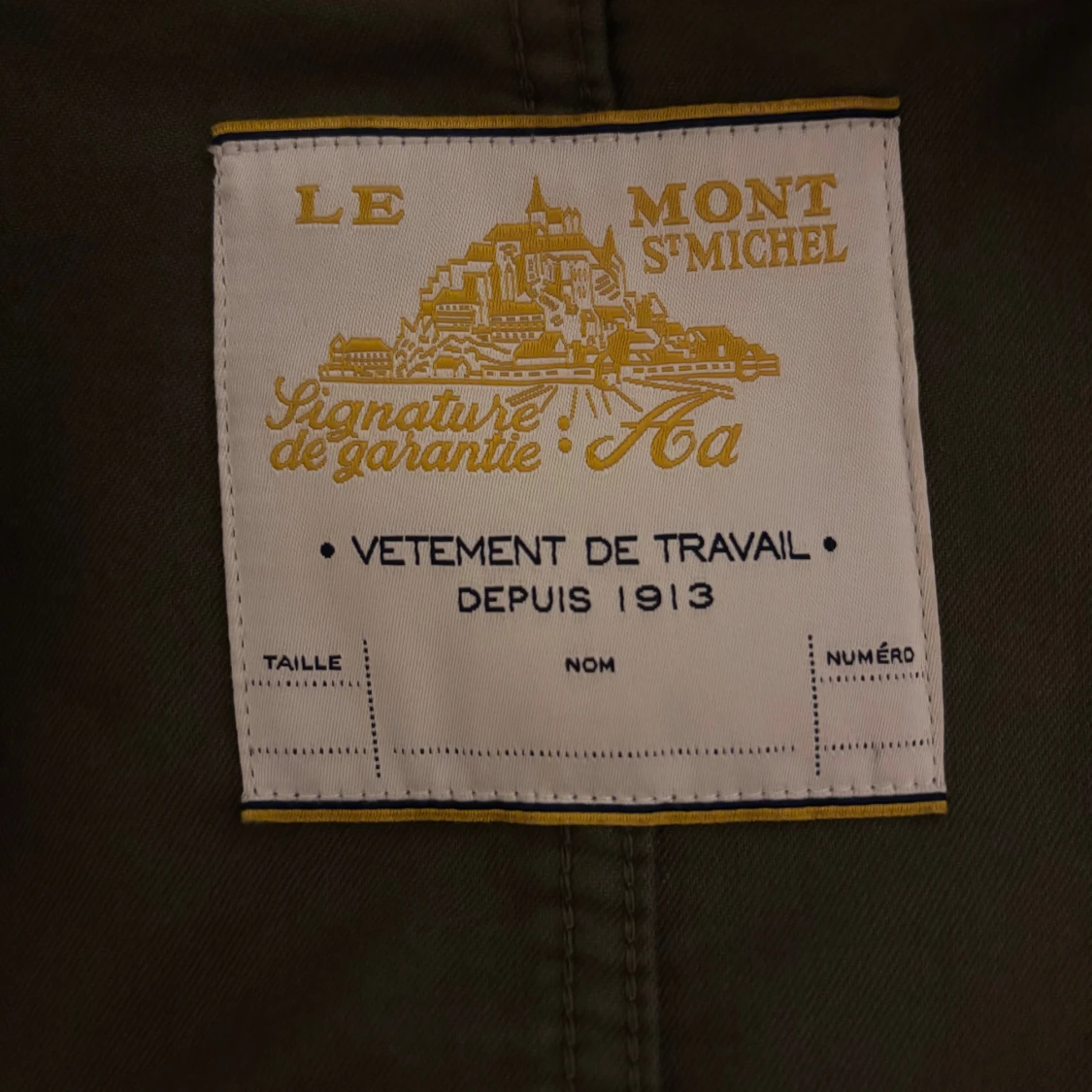 Olivgrön overshirt från Le Mont St Michel - 1