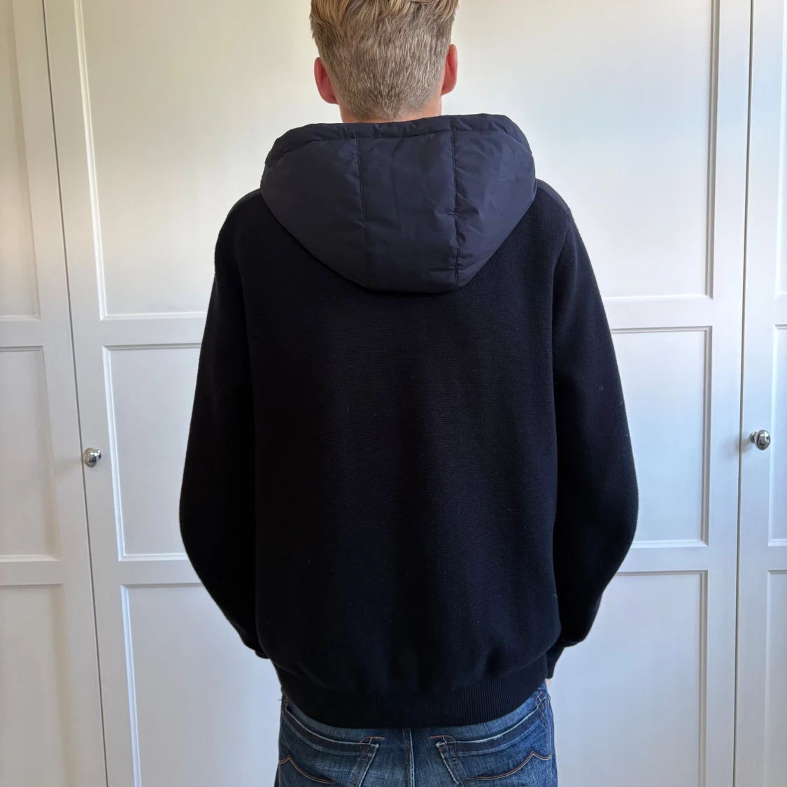 Mörkblå höstjacka - 1