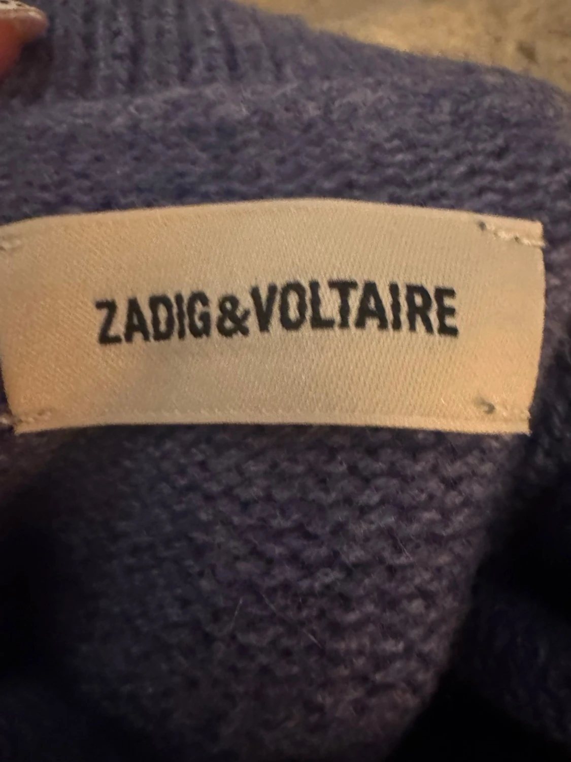 Lila stickad tröja från  Zadig & Voltaire  - 2