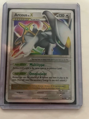 Arceus lv X - Fint kort från 2009 