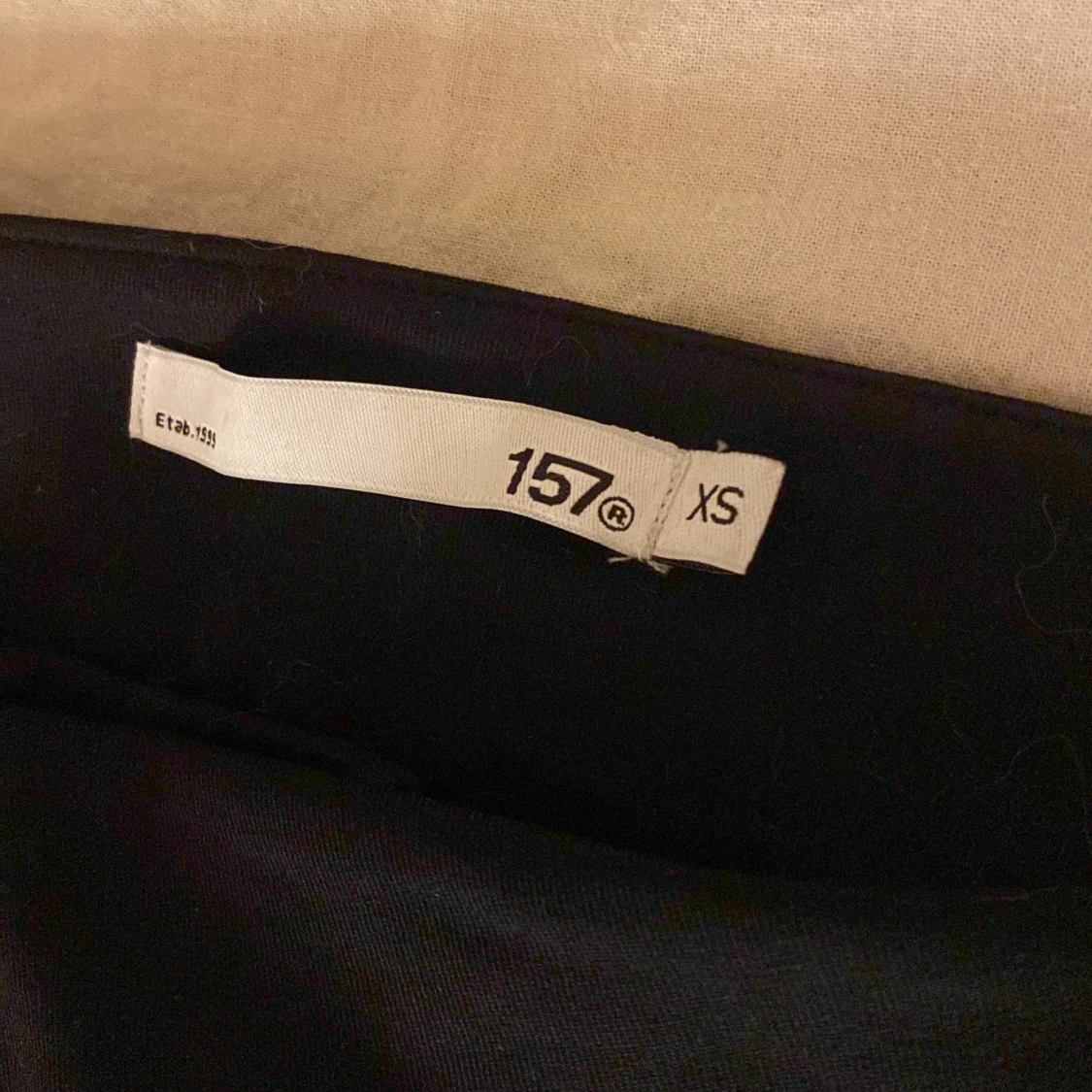 Svarta bootcut kostymbyxor från 157 XS - 2