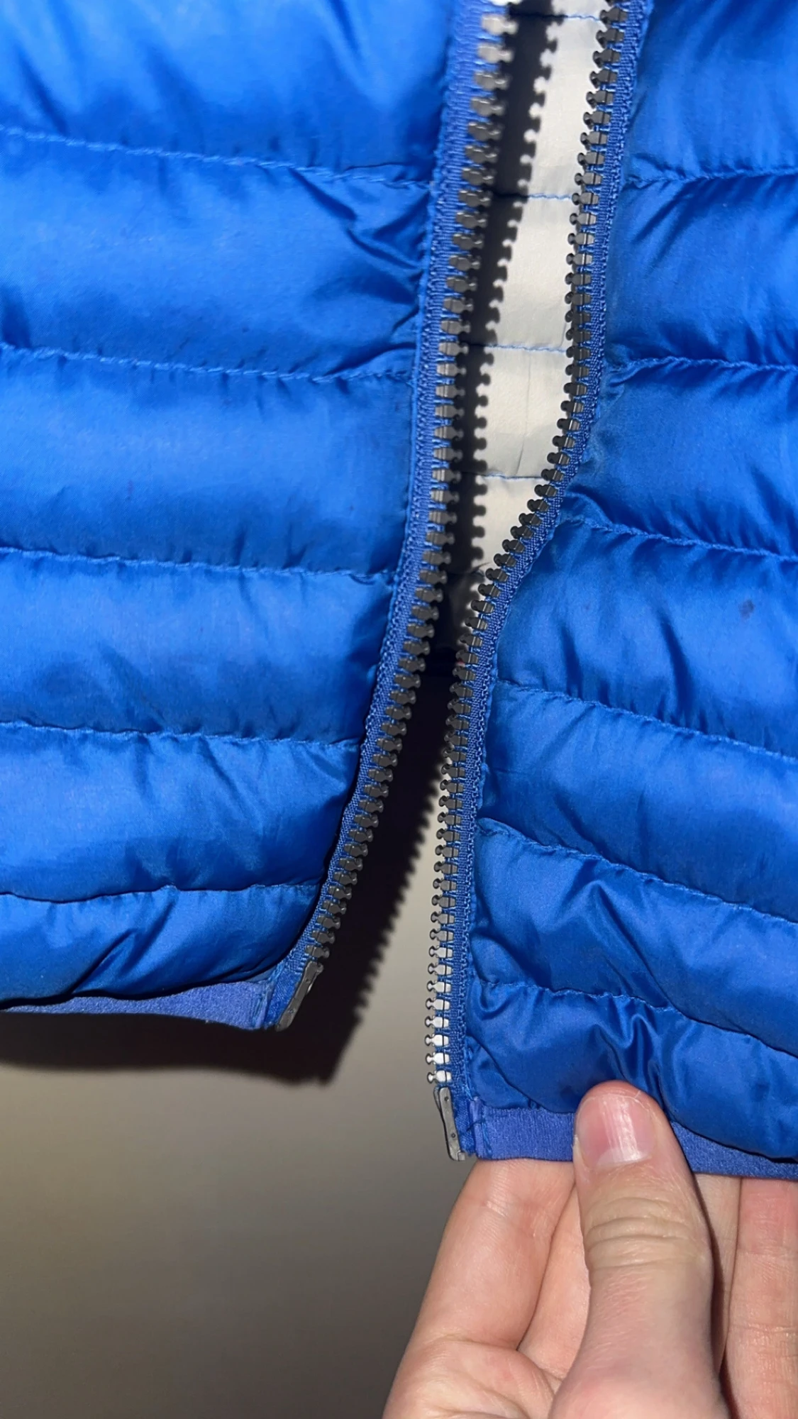 Blå Colmar pufferjacka med dragkedja - 1