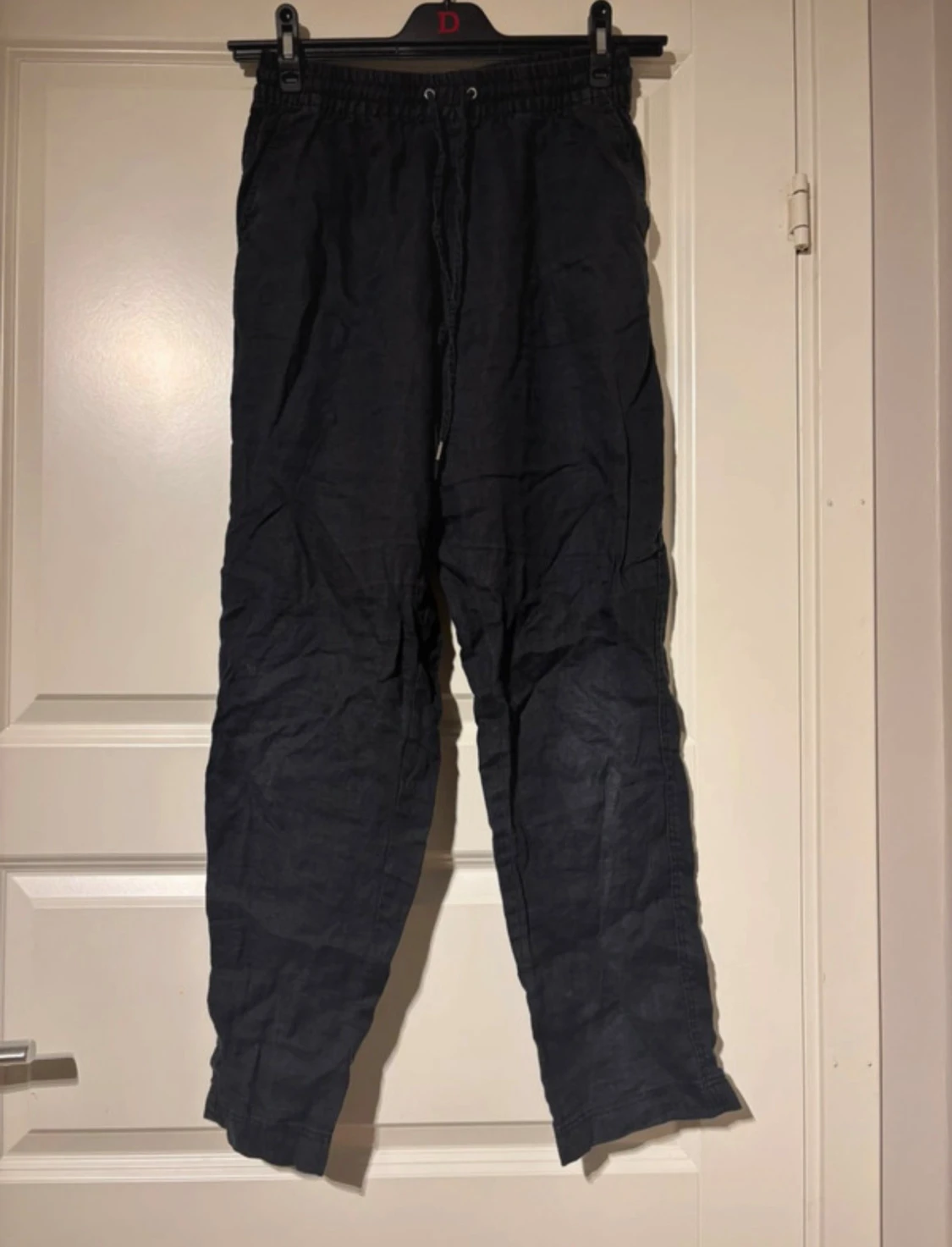 Svarta linnebyxor från H&M XS