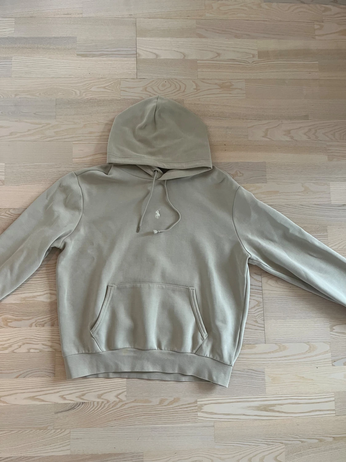 Beige Ralph Lauren Polo Hoodie