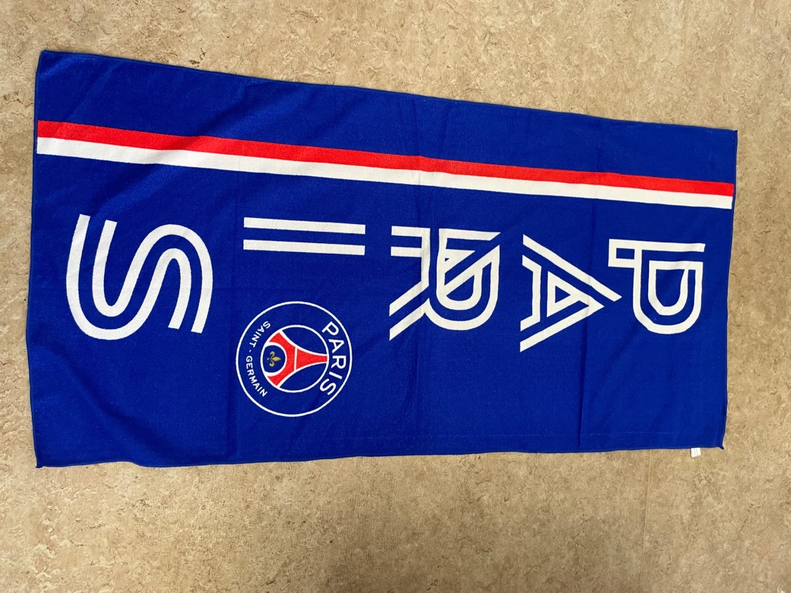 Blå PSG halsduk med logga