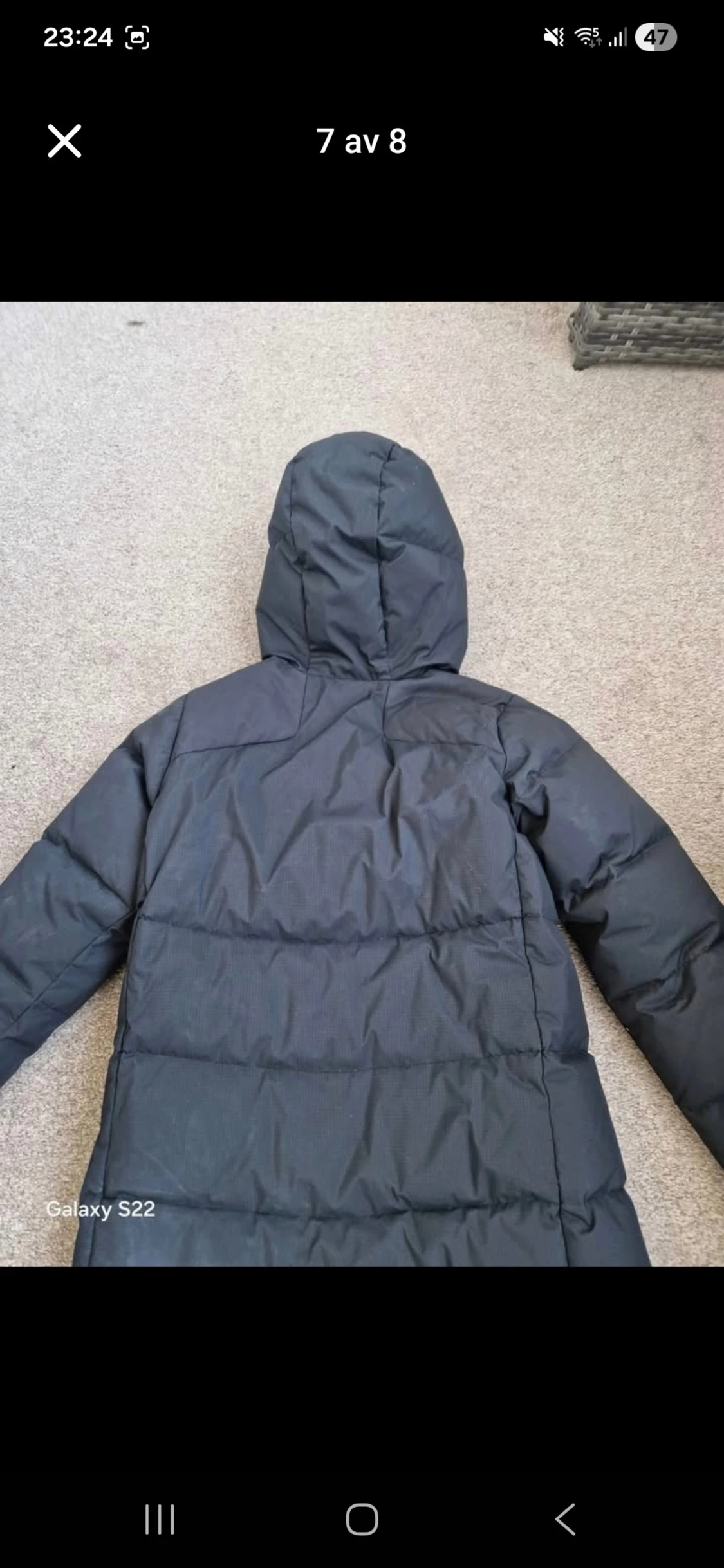 Svart pufferjacka från 8848 Altitude