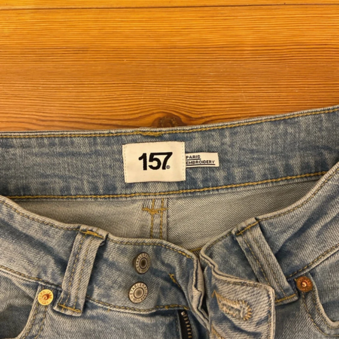 Bootcut jeans med broderi från 157 XS - 1