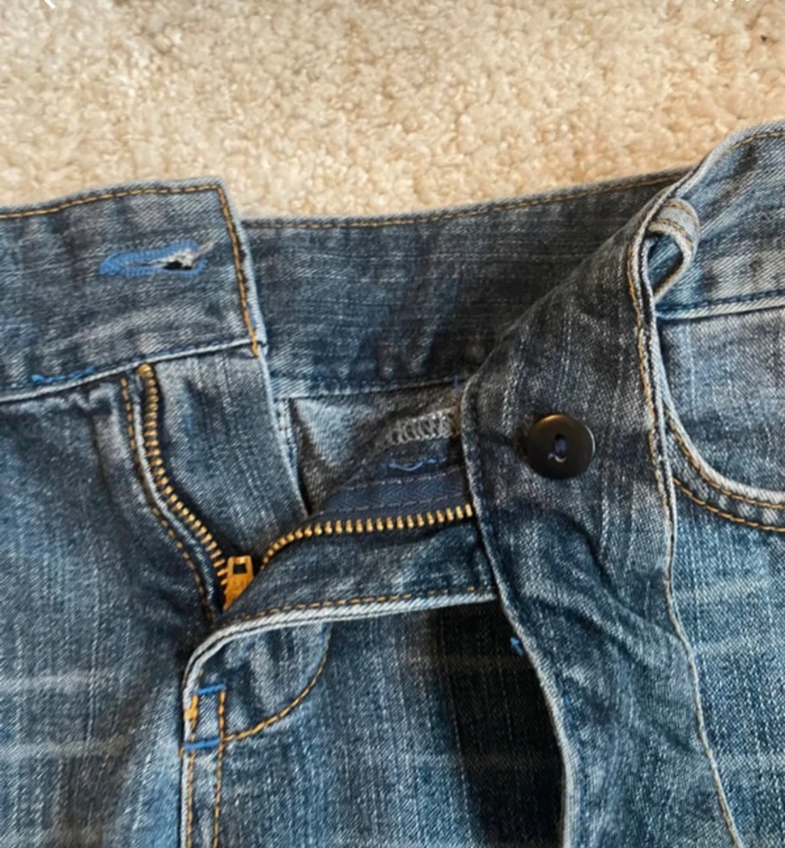 Blå bootcut jeans från Diesel - 2