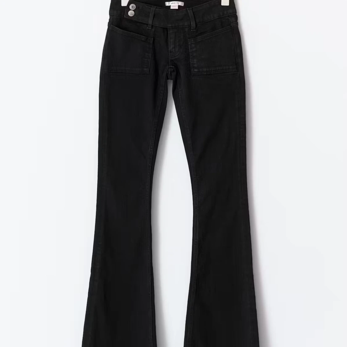 Svarta lågmidjade jeans - 1