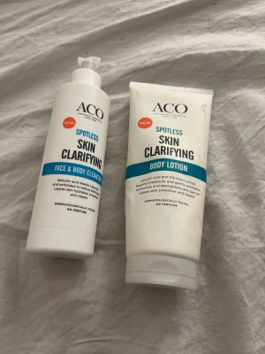 bodylotion och cleanser - typ halva kvar💕