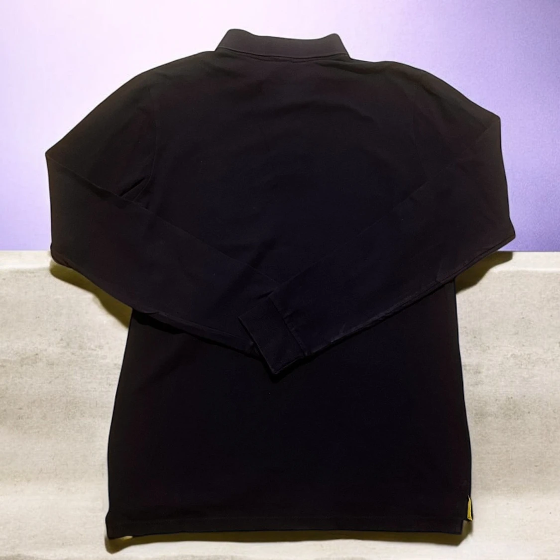 Marinblå långärmad pikétröja Beverly Hills Polo Club - 2