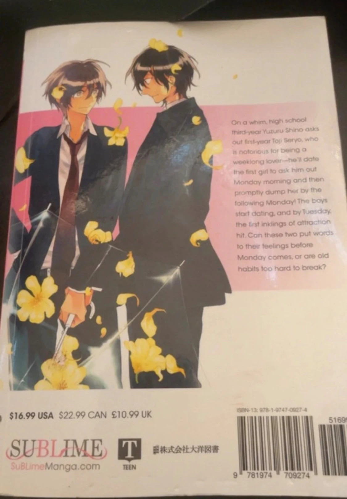 Seven Days: Monday→Sunday - 1