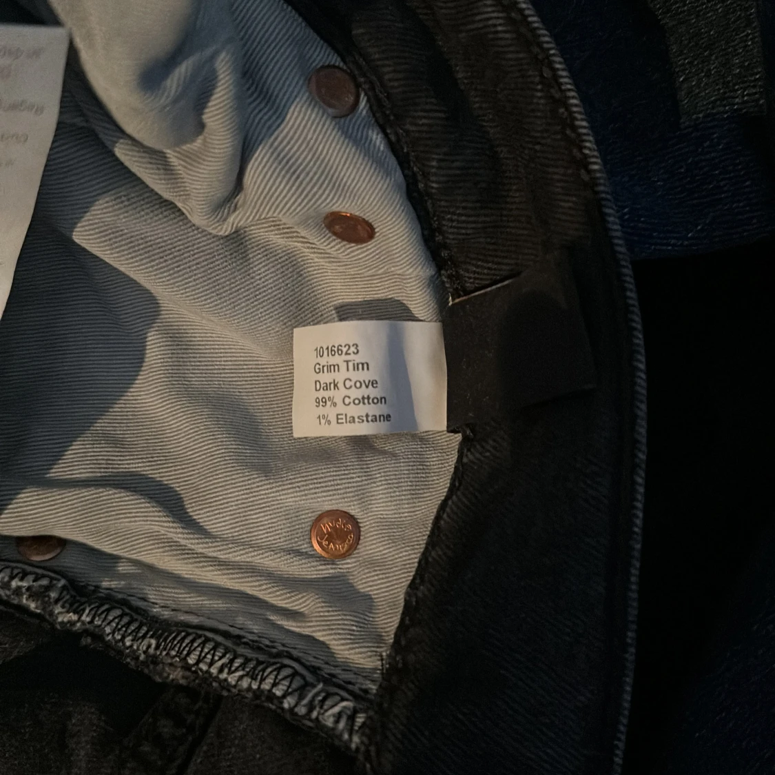 Svarta Nudie Jeans Grim Tim 31/32 - 3