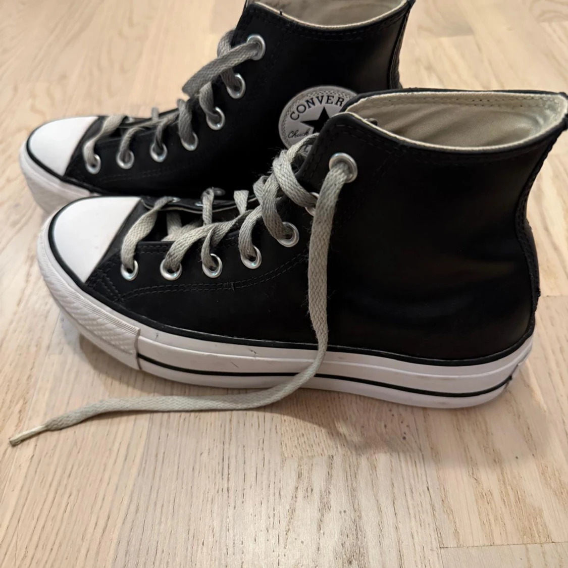 Svarta Converse All Star high-top - 3