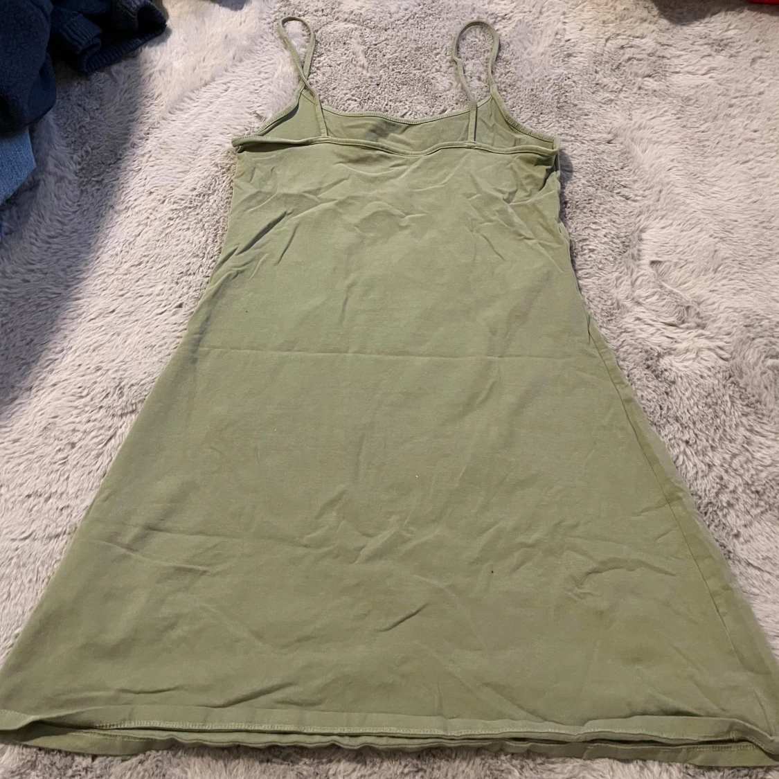 Grön kort klänning - 1