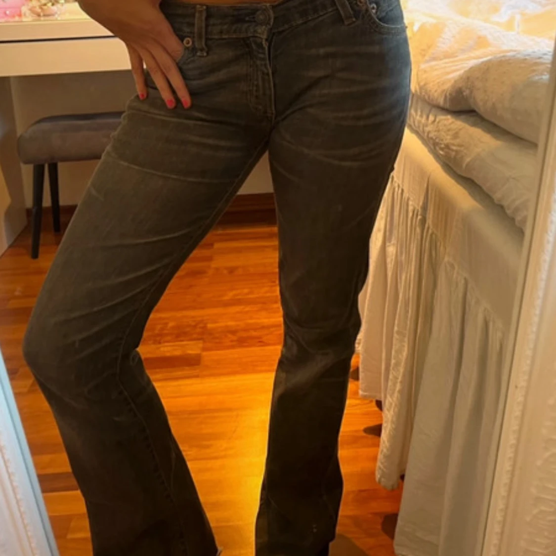 Levi's 517 grå bootcut jeans