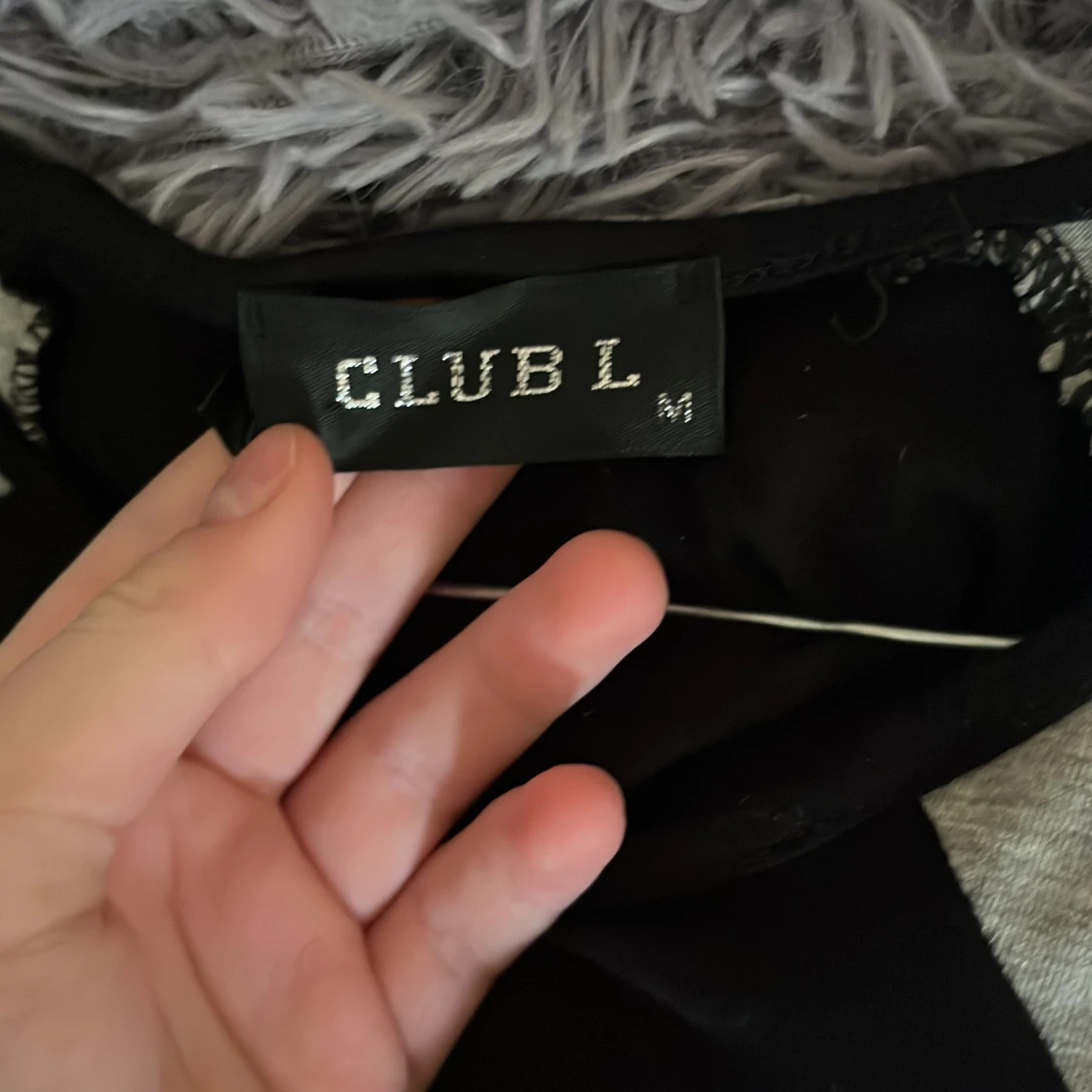 Svart och grå långklänning Club L - 1