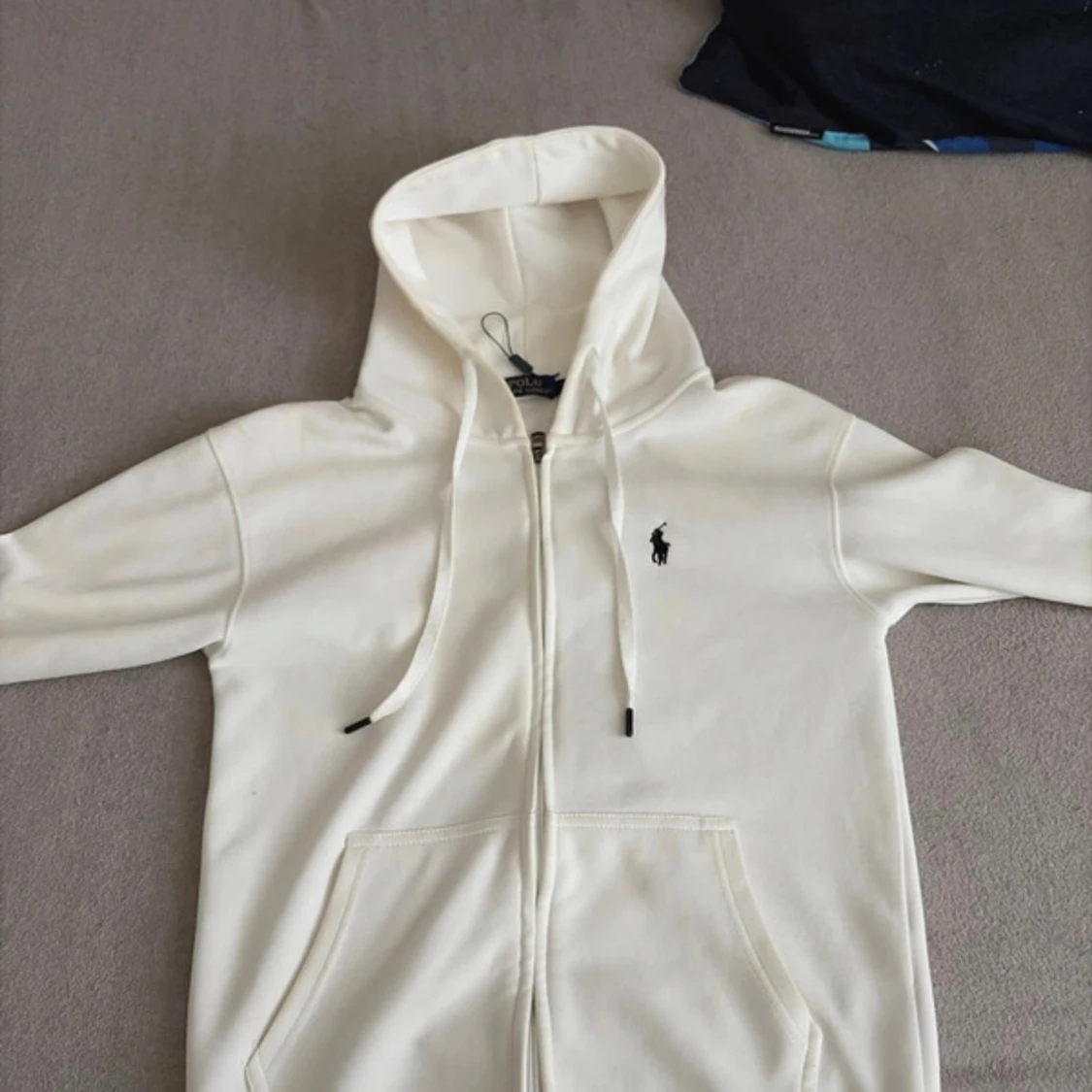Vit hoodie från Polo Ralph Lauren