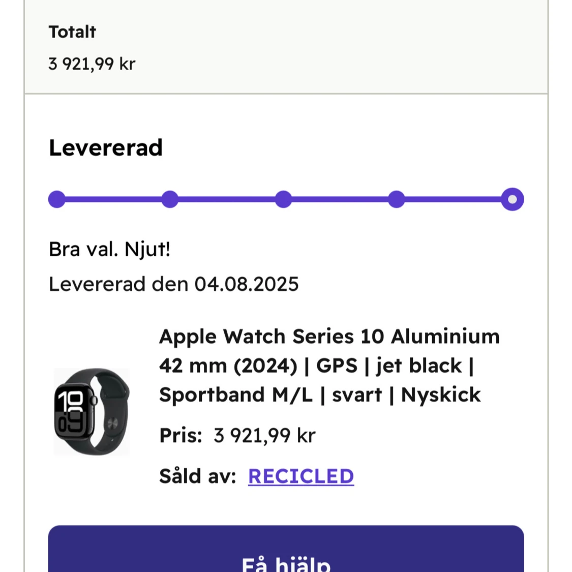 Apple Watch Series 10 Jet Black 42mm - 3