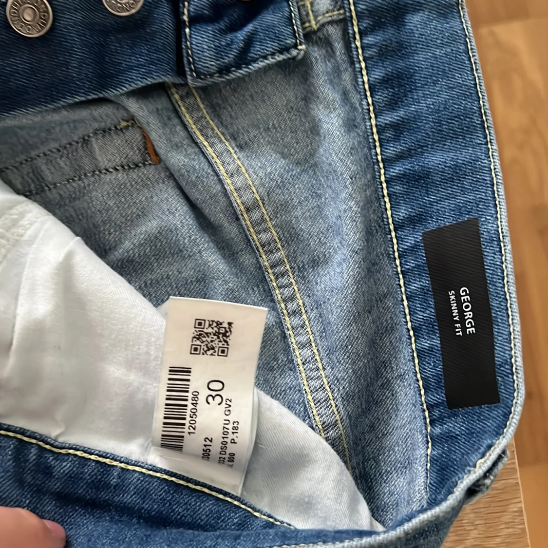 Blå skinny jeans från George - 2