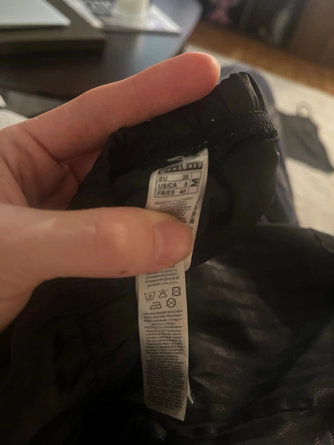 Svart randig Satin Pyjamas  - 3