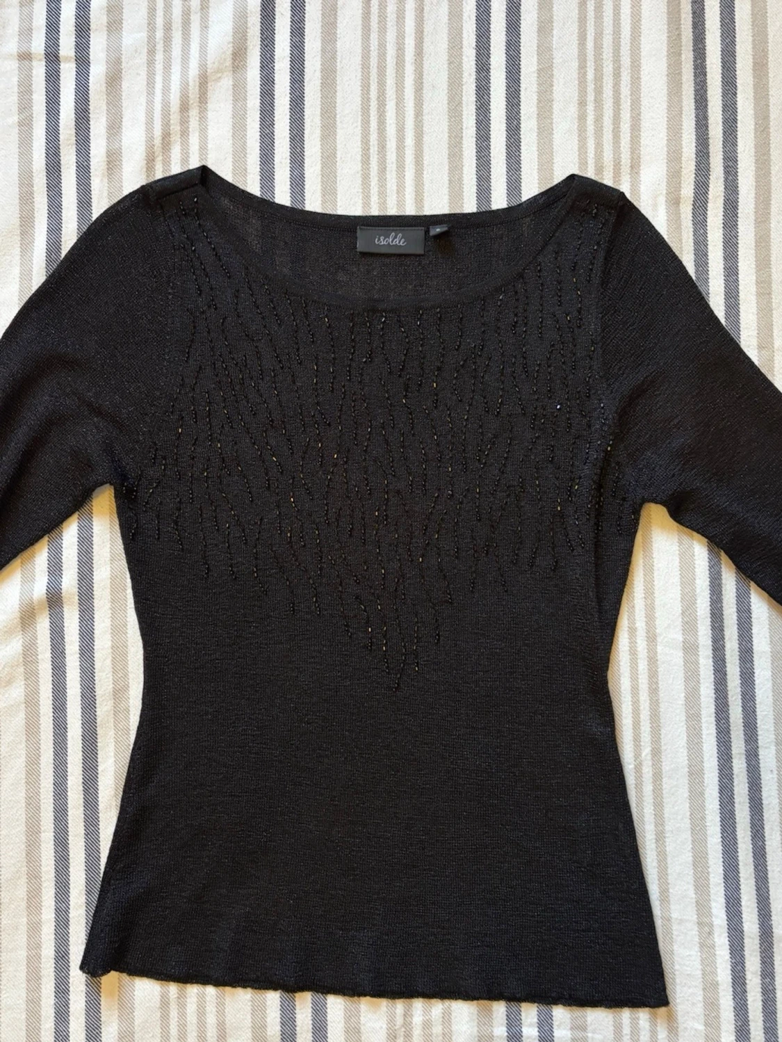 Svart glittrig topp från Isolde - 2