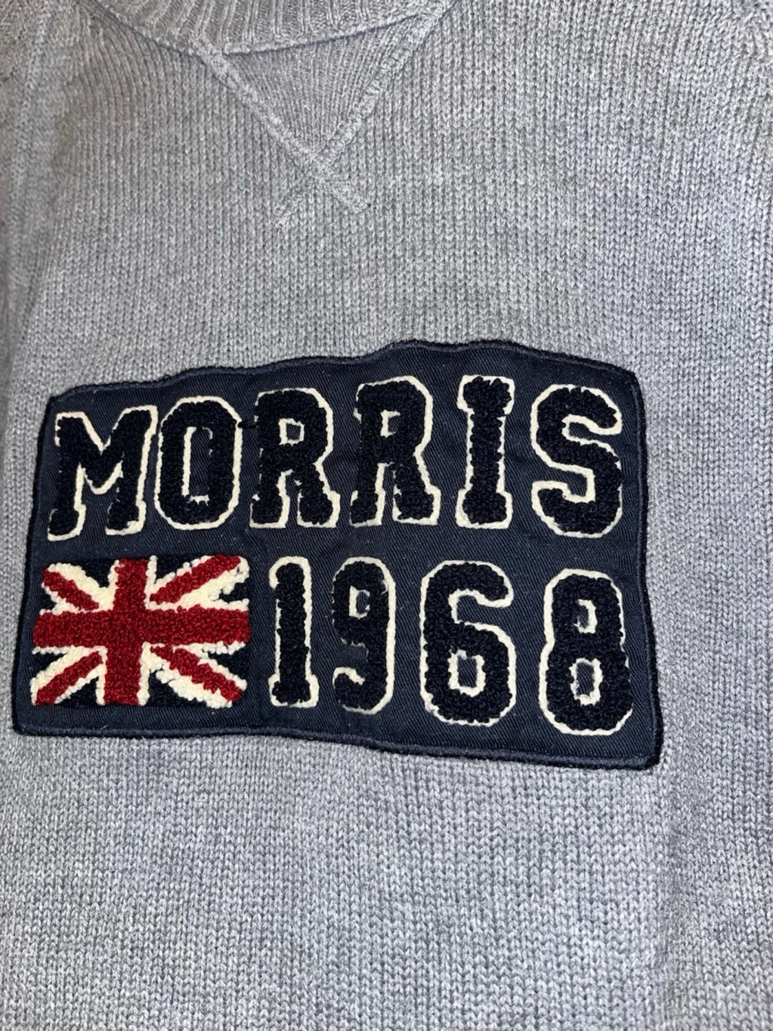 Grå stickad tröja från Morris - 1