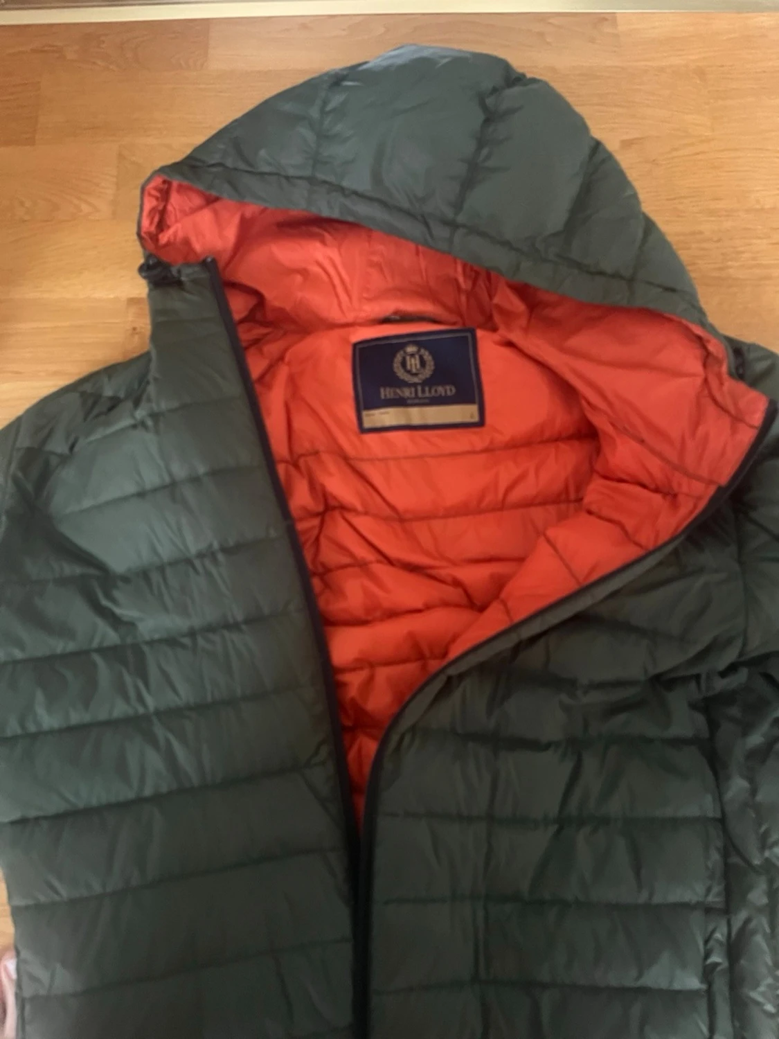 Grön pufferjacka från Henri Lloyd