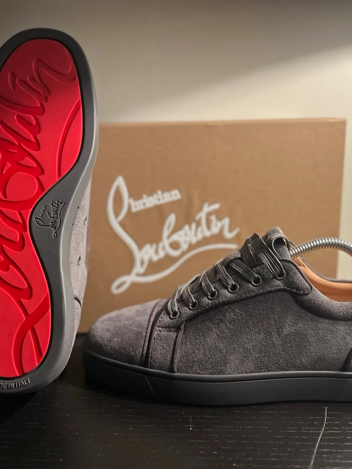 Christian Louboutin Skor Gråa - 2