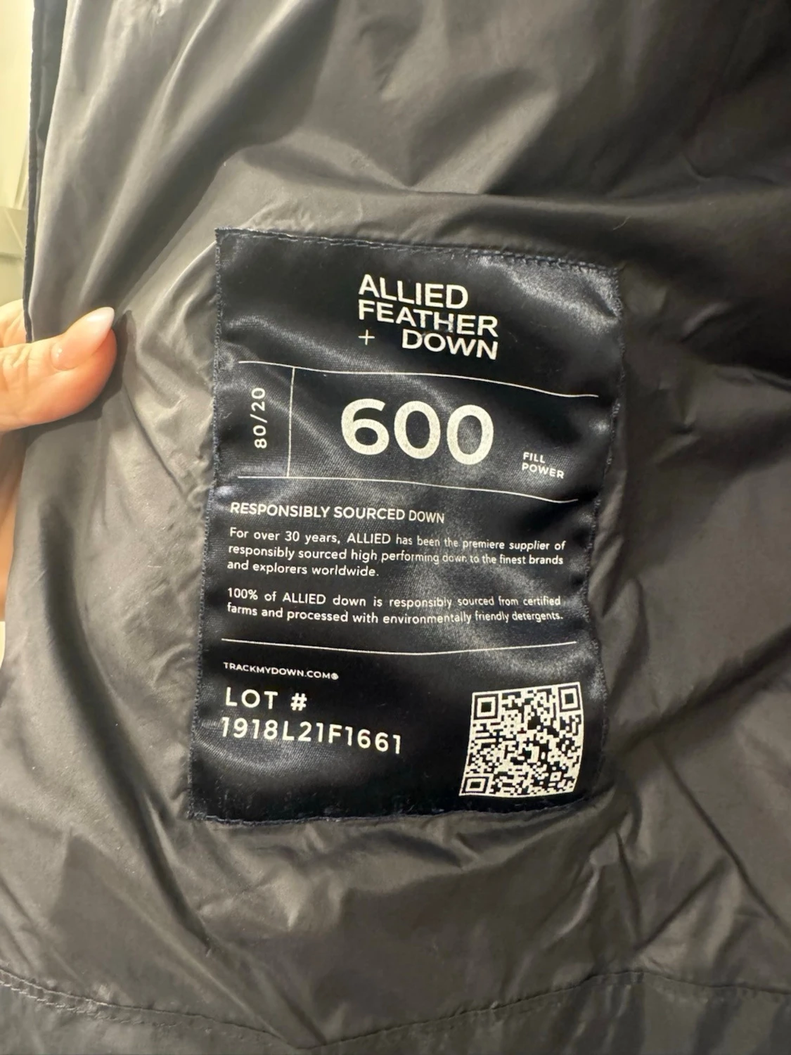 Svart dunjacka från Sail Racing - 3