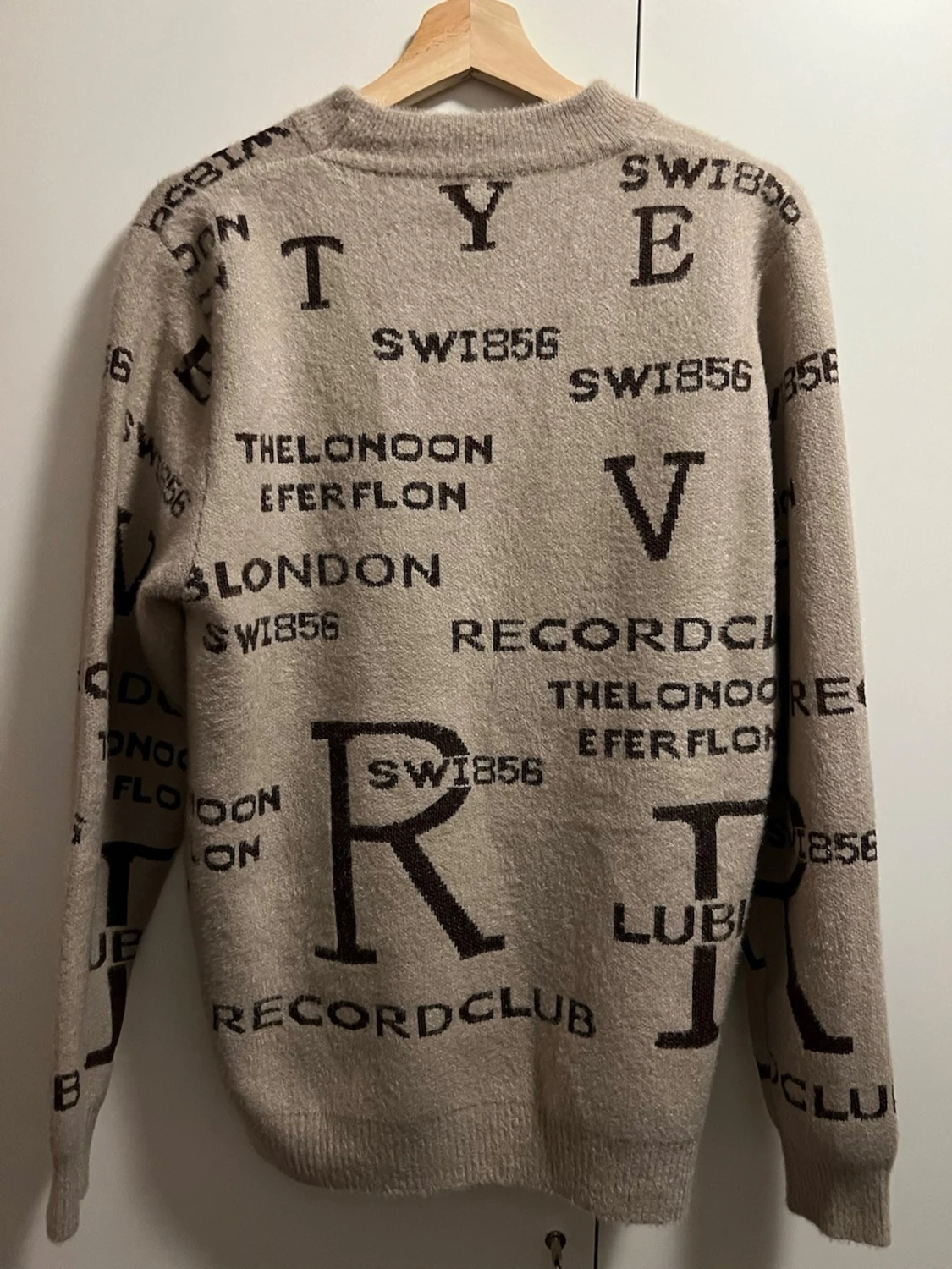 Oversize beige tröja - 2