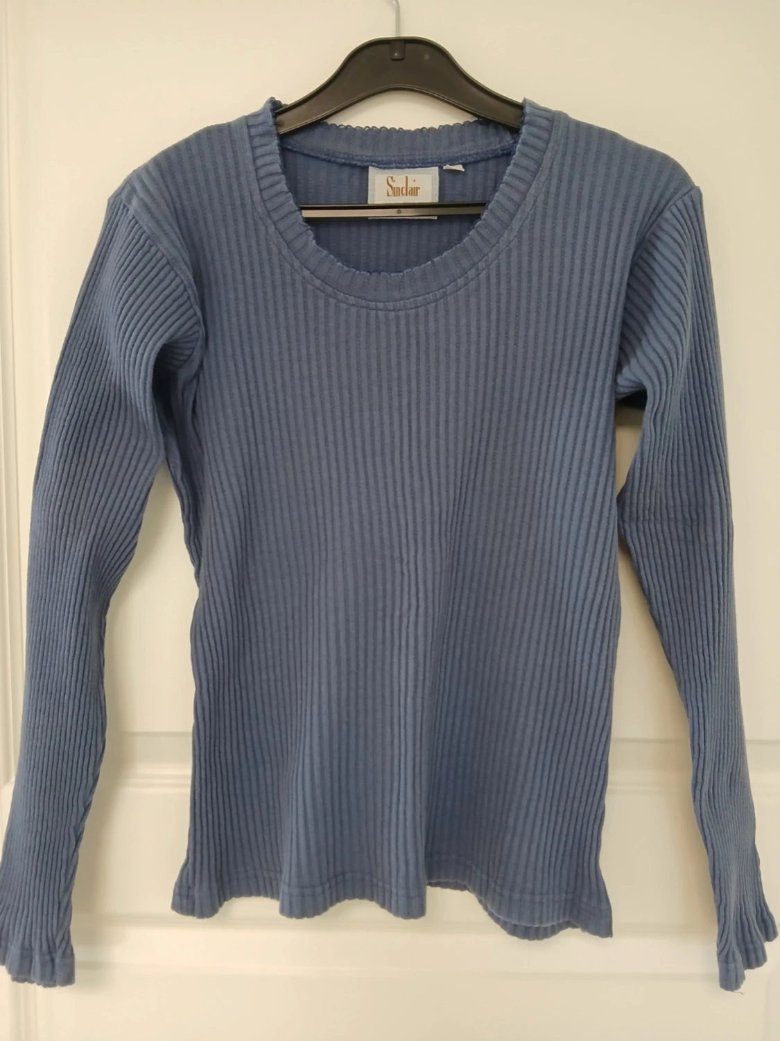 Blå ribbad tröja Sinclair