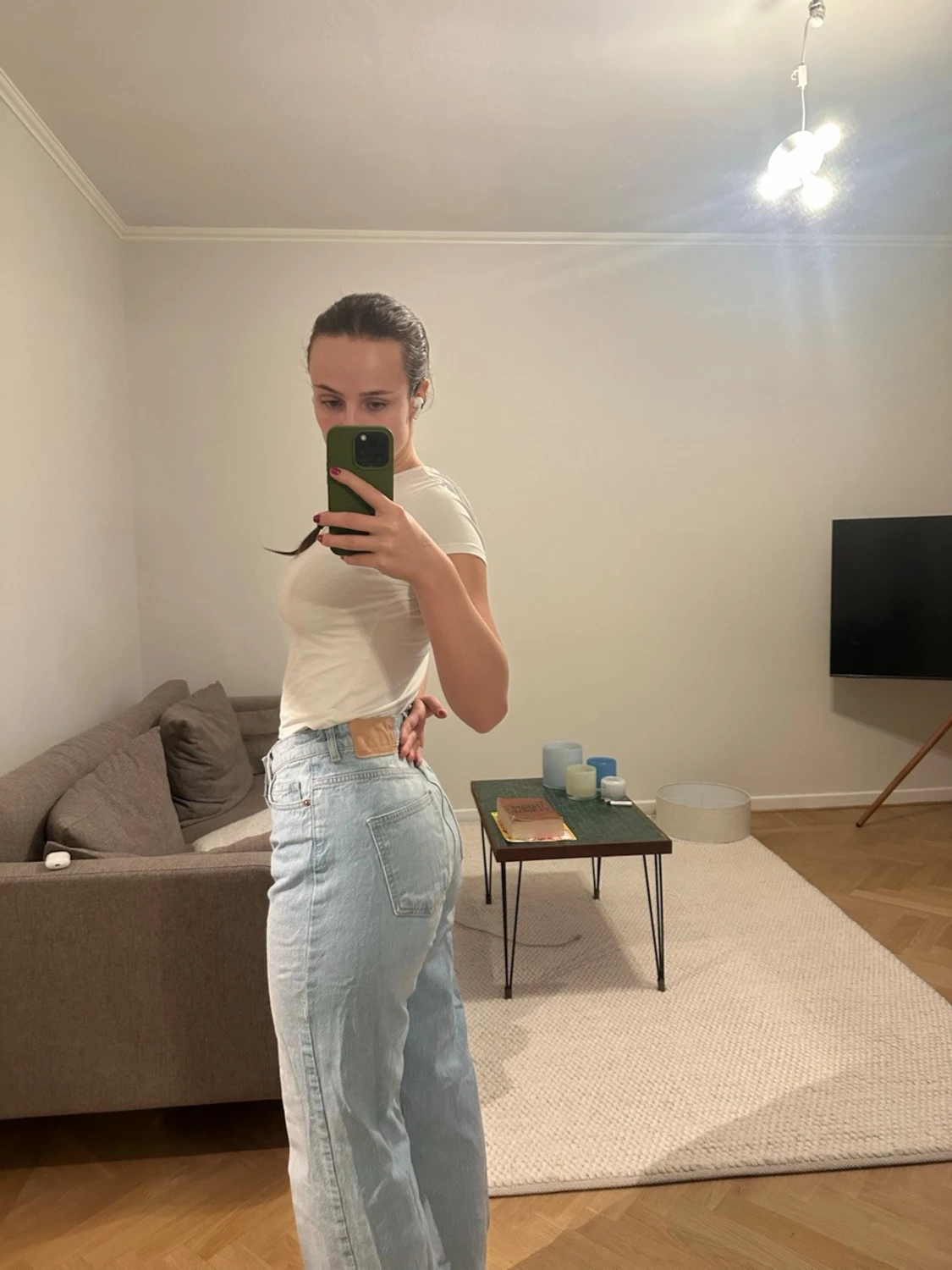 Högmidjade jeans från Zara - 1