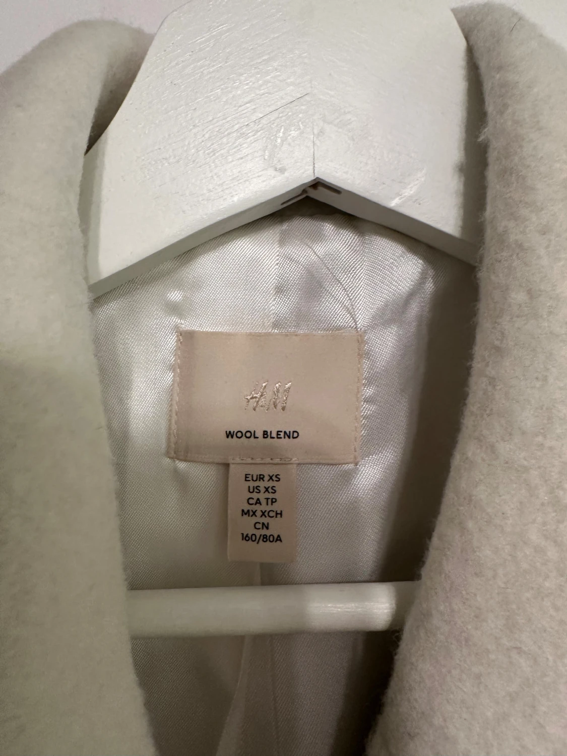 Beige ullkappa från H&M XS - 1