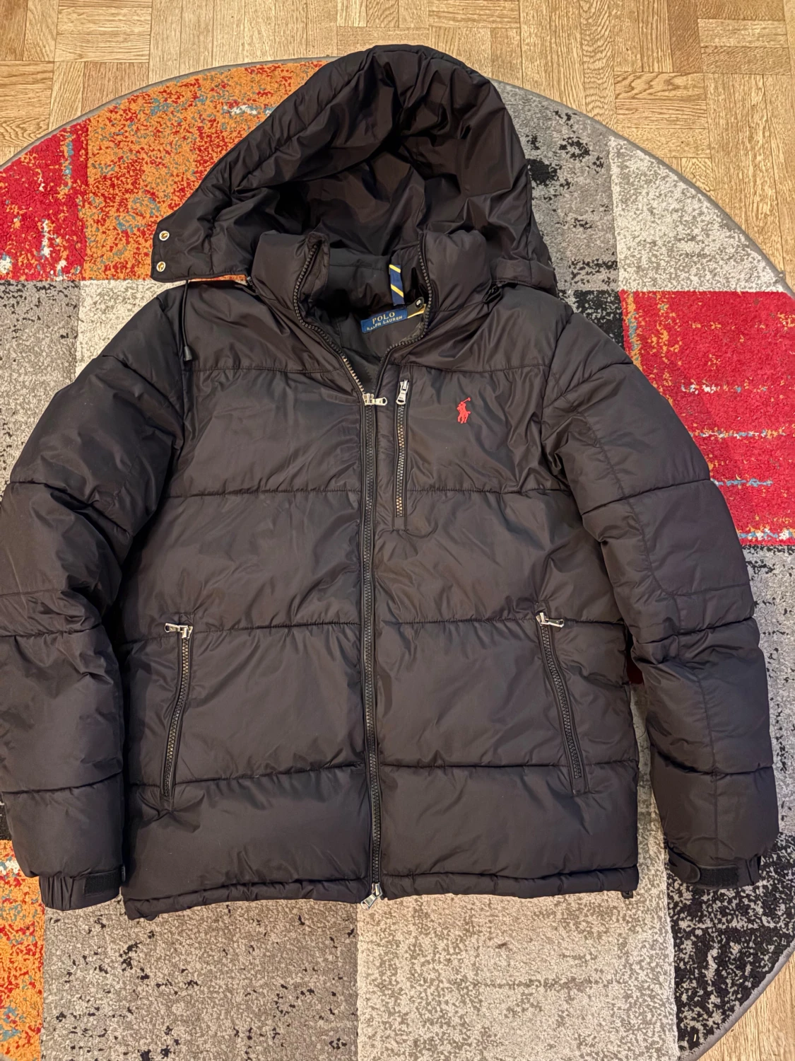 Svart pufferjacka från Polo Ralph Lauren