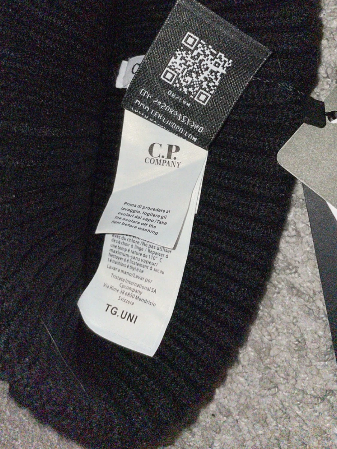 Svart Goggle-mössa från C.P. Company - 6