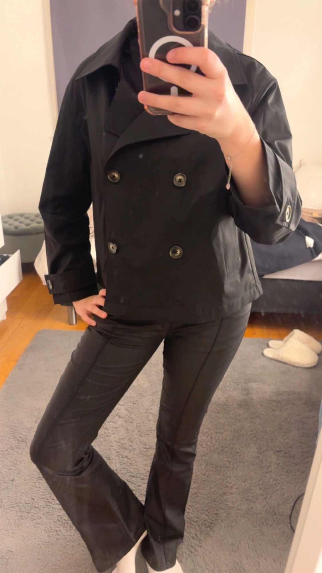 Svart skepparkavaj från Esmara