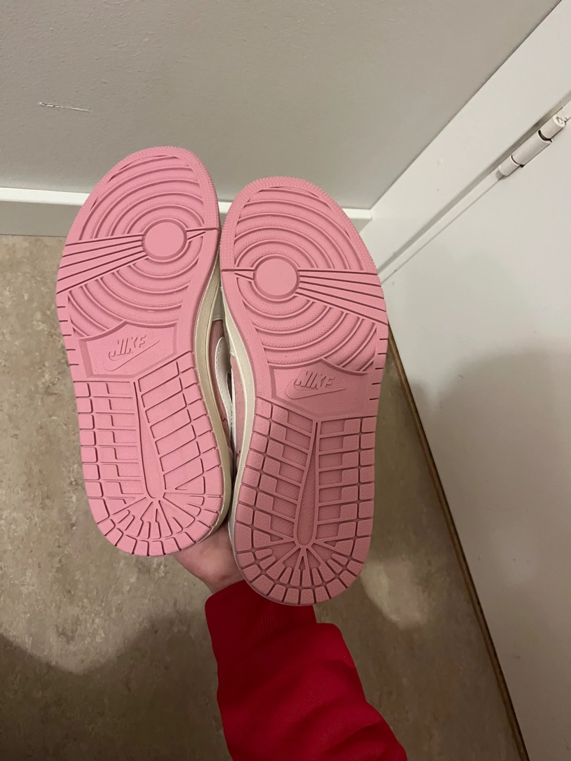 Nike Air Jordan 1 Low rosa/vit - 2