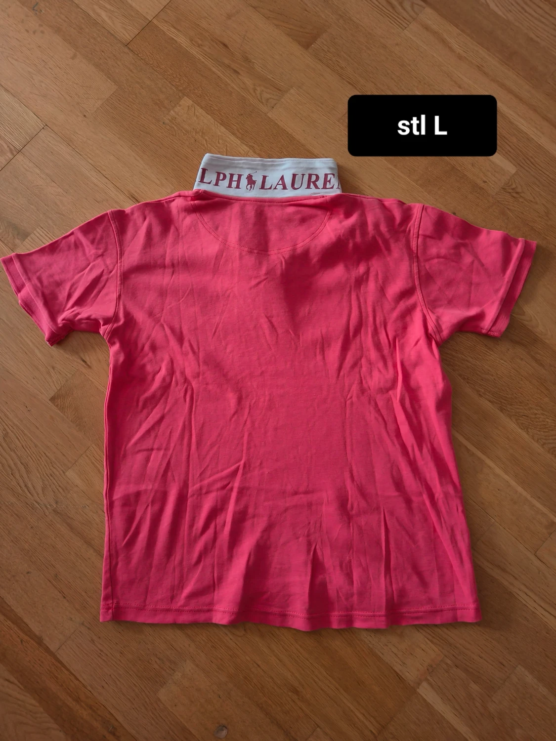 Ralph Lauren pikétröjor svart & rosa - 3