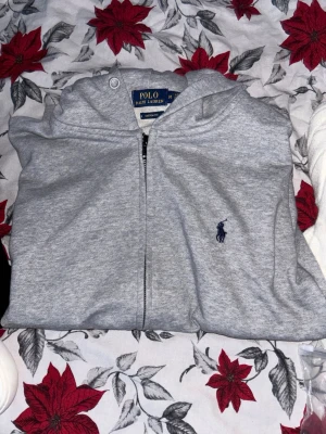 Grå Ralph lauren hoodie  - Grå Ralph lauren hoodie, inga fel på tröjan kan diskutera pris 