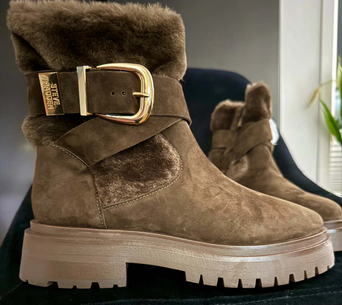 Bruna boots i mocka från Steve Madden - 1